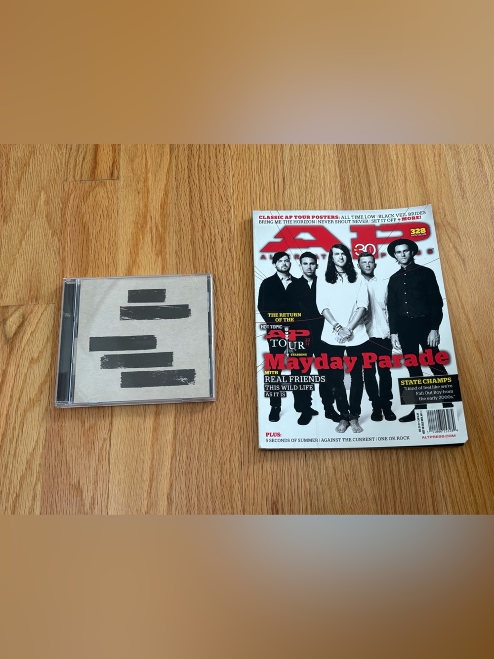 Mayday Parade CD and Alternative Press magazine bundle
